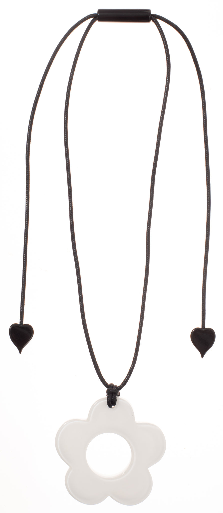Zsiska - Colourful Statement "Olive" White Pendant Resin Necklace ( 40102259037Q00 )