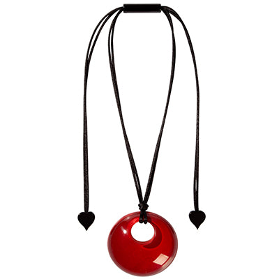 Zsiska - Colourful Statement "Pendant" Winter Red Resin Necklace ( 40102049172Q00 )