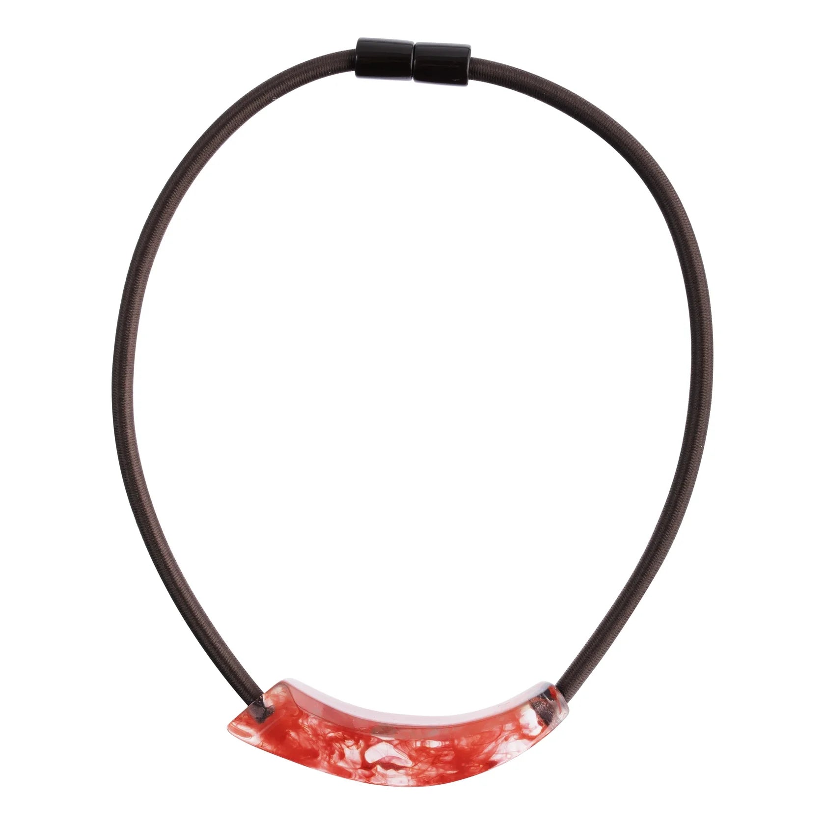 Zsiska - Emocion Marble Red Resin Necklace ( 9150150MREDQ01 )