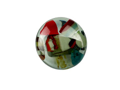 Jackie Brazil "Orient Express" Round Dome Grey Mix Resin Ring ( R3540 ) Size UK O / USA 7