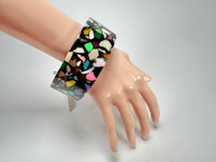 Jackie Brazil "Art Deco" Solid Round 3.4cm Bangle ( B3088 )