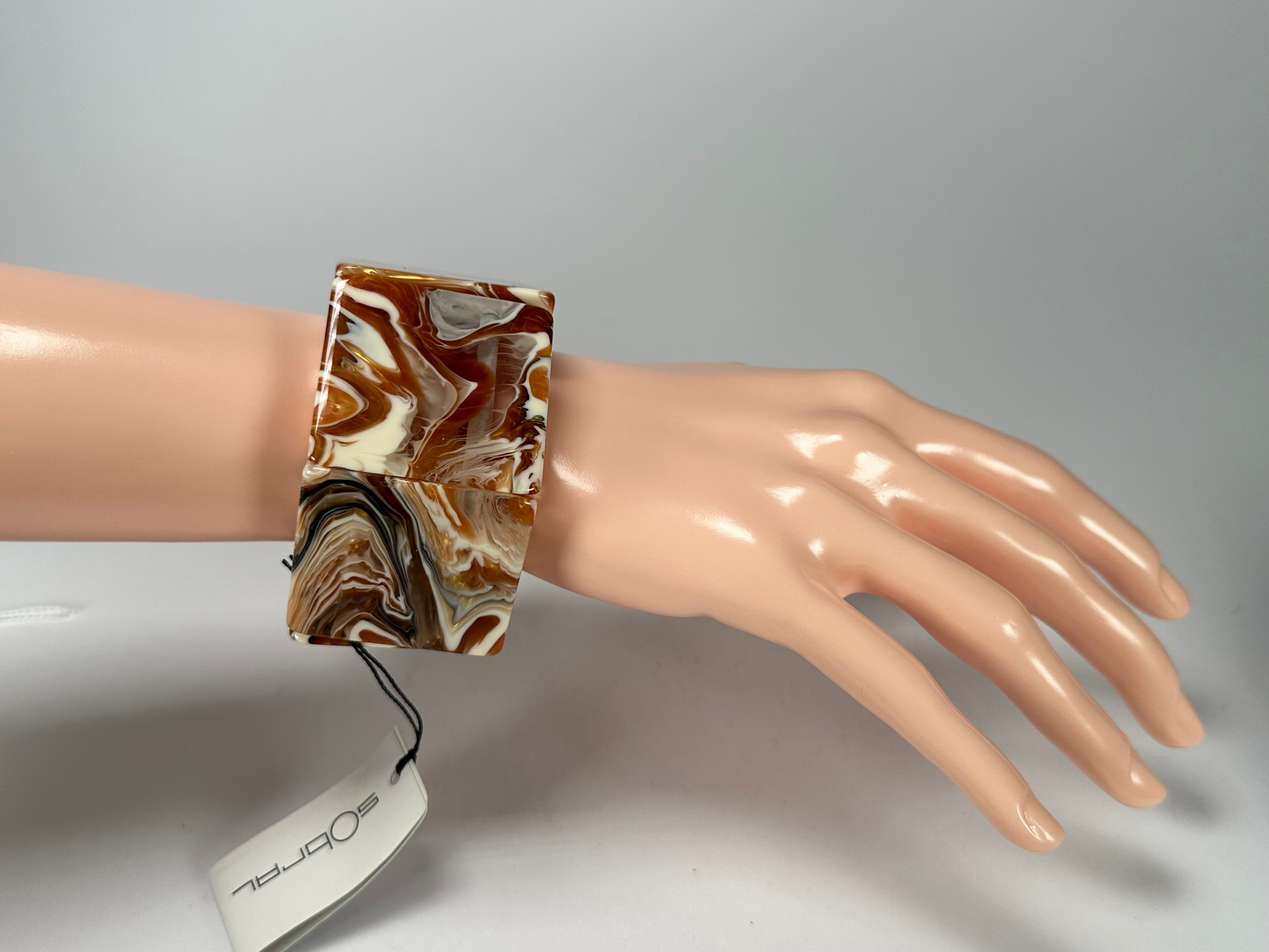 Sobral - Carmelo "Mery" Onda Creme Resin Bracelet ( 004575 )