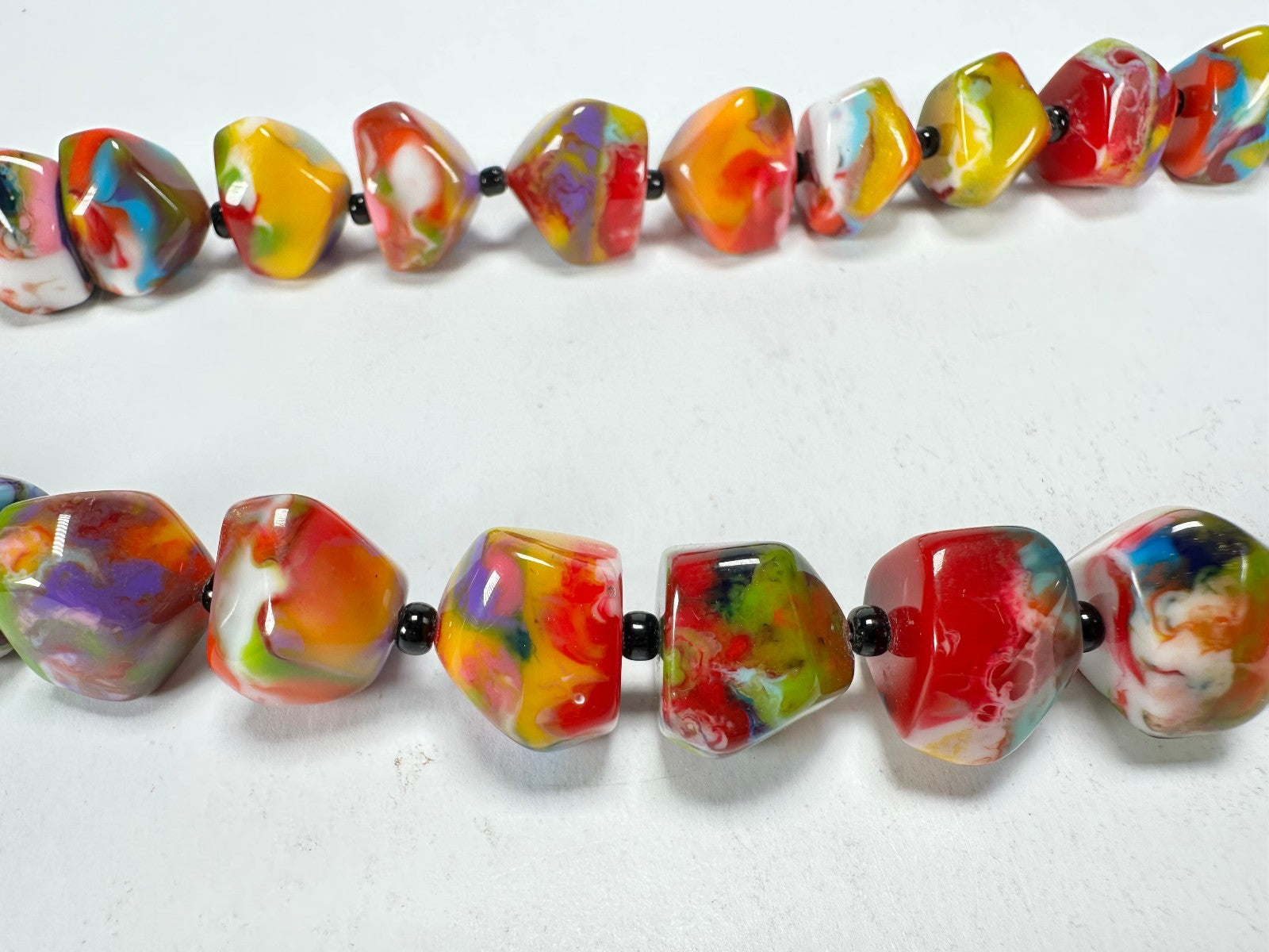 Jackie Brazil "Camille" Kandinsky Small Stones 70cm Necklace ( N0075 )